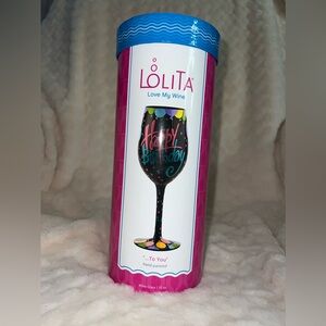 Lolita love my wine glass Happy Birthday to you🎈15oz. Never used.
